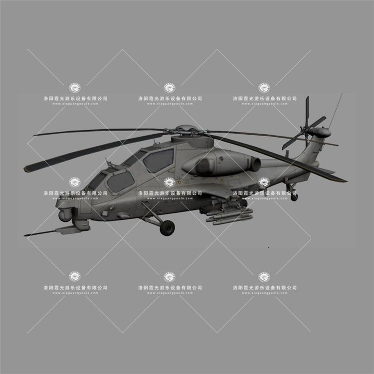 怀宁武装直升机3D模型